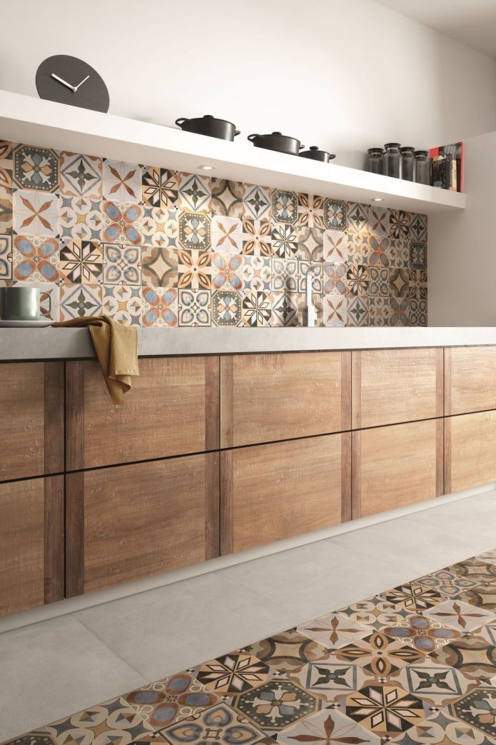 tablier en MDF dans la cuisine
