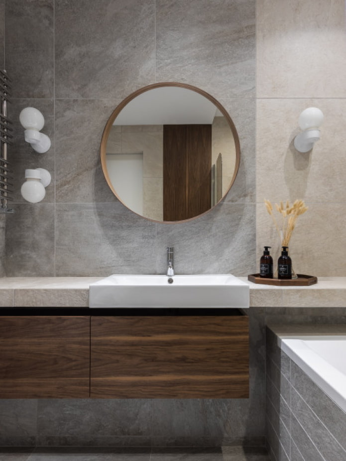 Meuble sous le lavabo