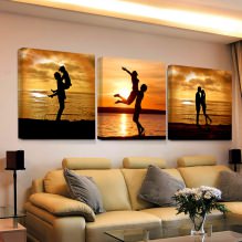 Peintures modulaires à l'intérieur : 50 photos et idées modernes-2