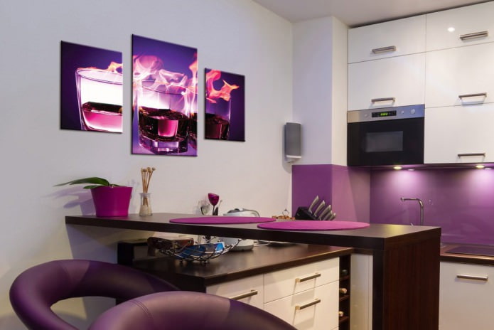 Peinture modulaire pour l'intérieur de la cuisine