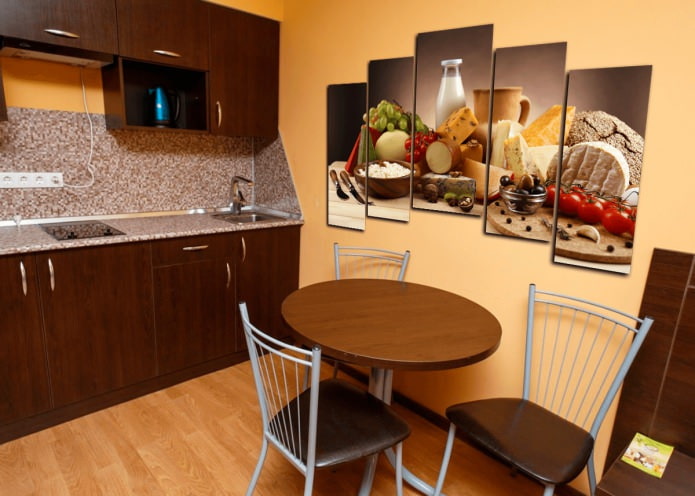 Peinture modulaire pour l'intérieur de la cuisine