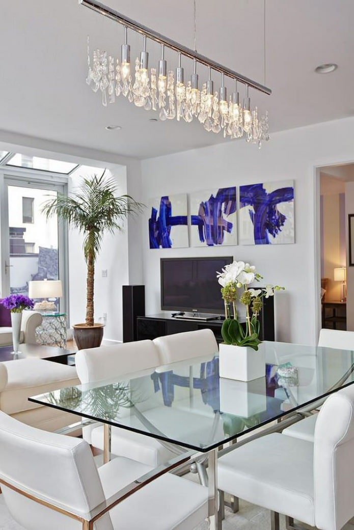 peinture modulaire moderne à l'intérieur