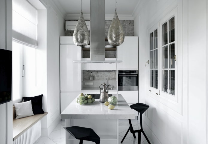 ensemble de cuisine mur à mur