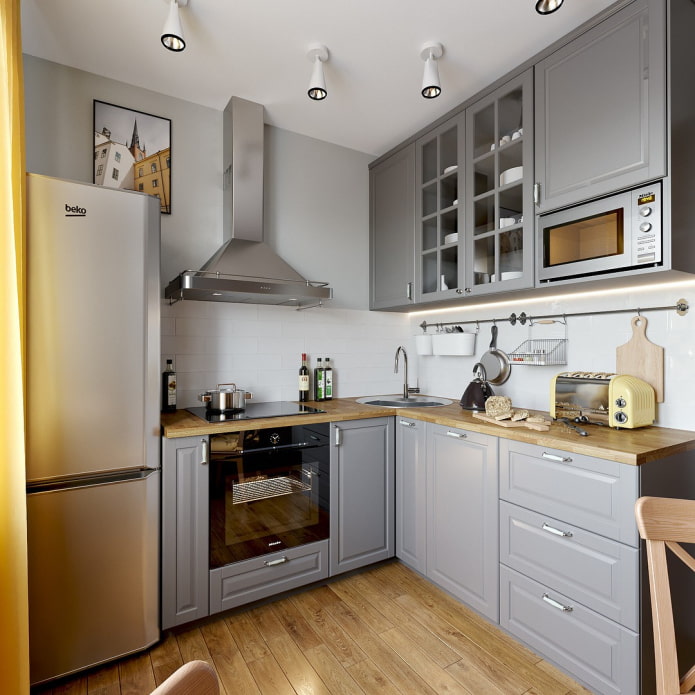Cuisine scandinave grise