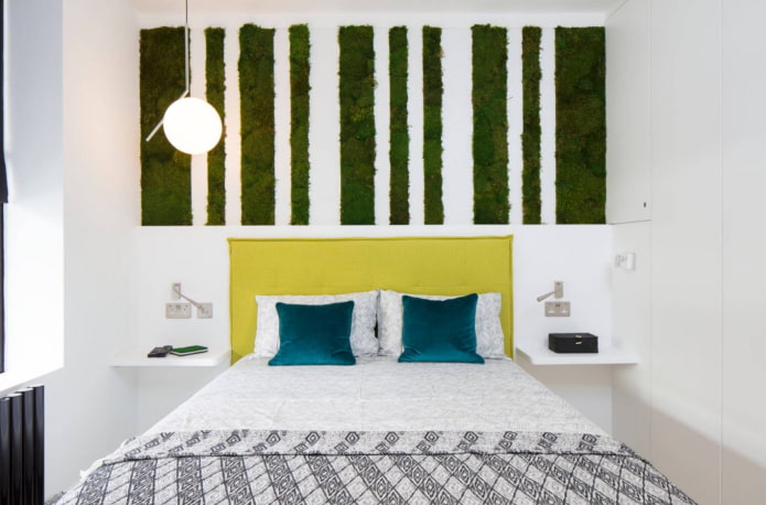 décoration murale au-dessus du lit
