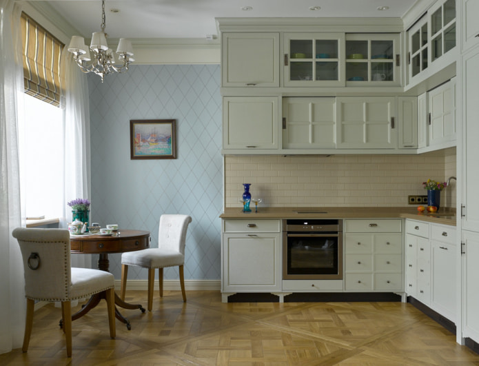 Papier peint lavable dans la cuisine