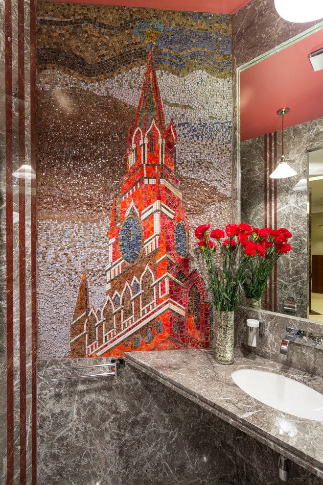panneau de mosaïque à l'intérieur