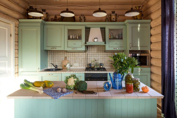 cuisine menthe style campagnard