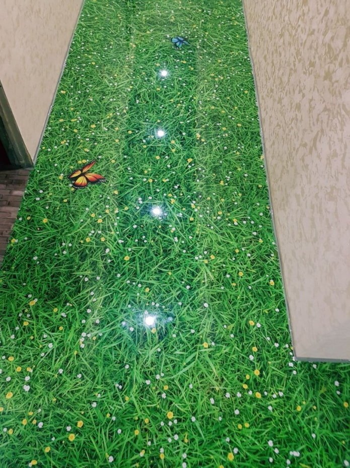 3D hallway floor