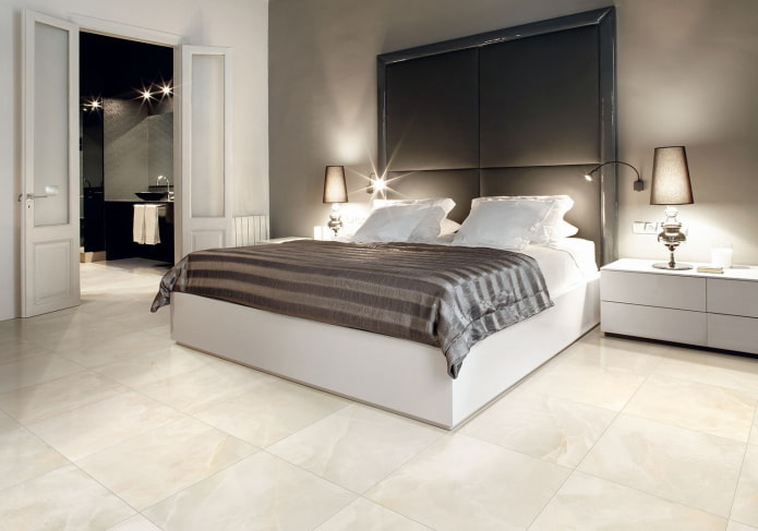 carrelage de sol dans la chambre