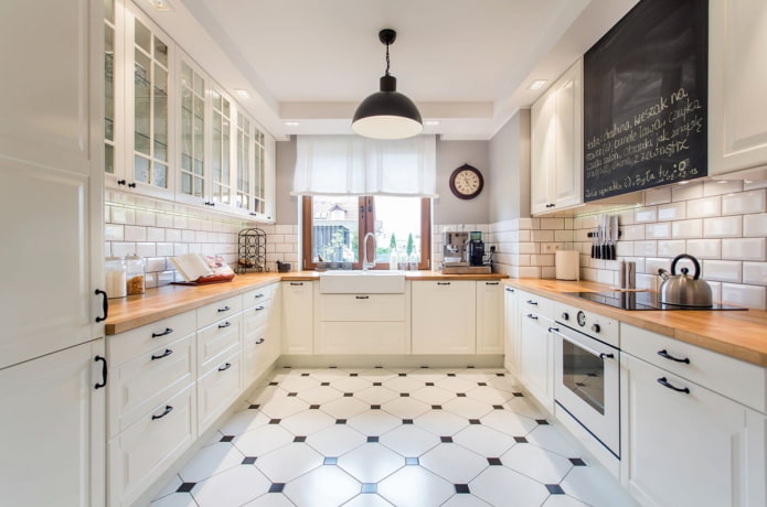 carrelage de sol dans l'intérieur de style scandinave