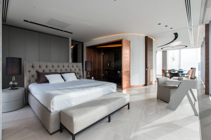 carrelage de sol dans la chambre