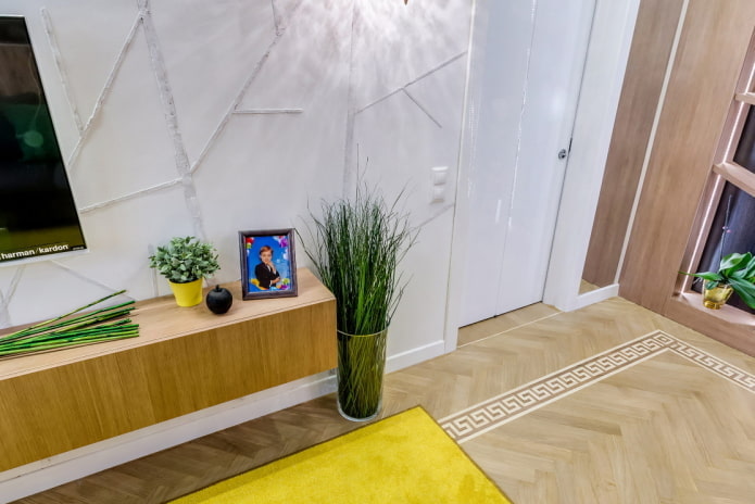 remplir un vase de verdure