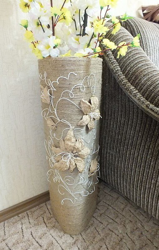 Décoration de vase DIY