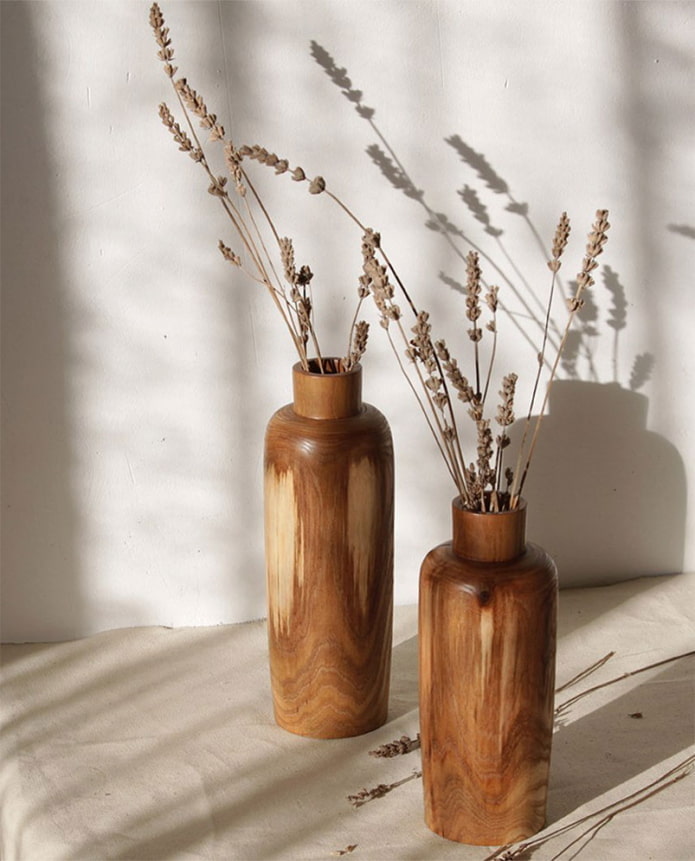 vase de sol en bois