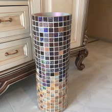 Vases de sol à l'intérieur : types, design, forme, couleur, style, options de remplissage-1