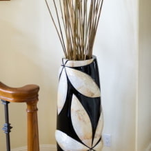 Vases de sol à l'intérieur : types, design, forme, couleur, style, options de remplissage-14