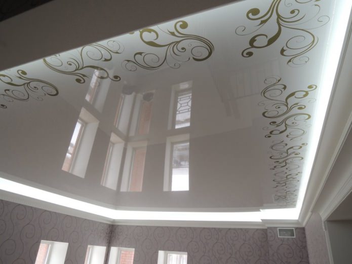 Plafond tendu dans la cuisine