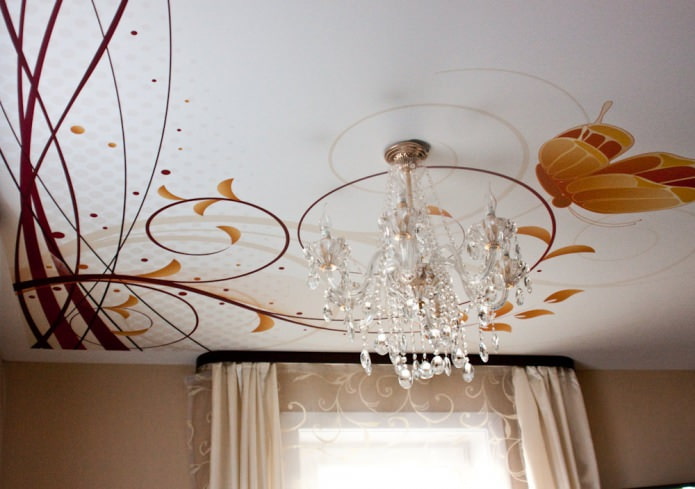 Plafond tendu dans la cuisine