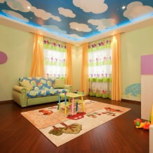 Plafond tendu pour chambre d'enfant : 60 meilleures photos et idées-3
