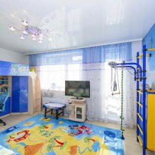 Plafond tendu pour chambre d'enfant : 60 meilleures photos et idées-4