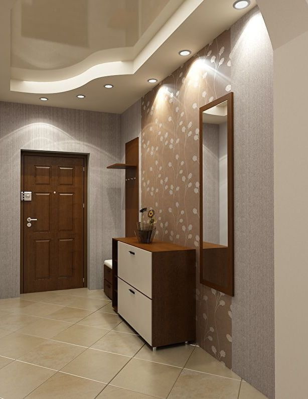 toile tendue dans un petit couloir