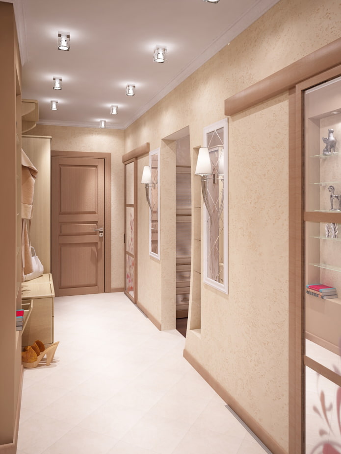 plafond tendu avec spots