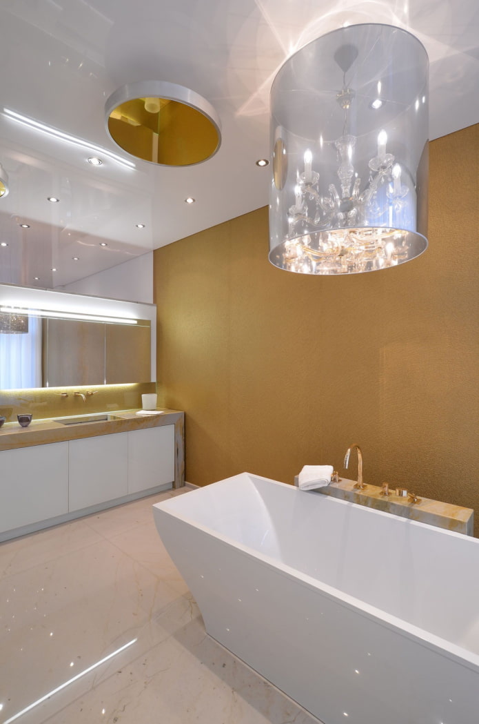 salle de bains de style high-tech