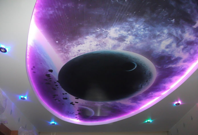 image de plafond avec l'espace