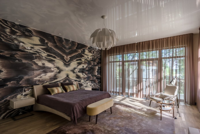 Structure tendue dans un style moderne