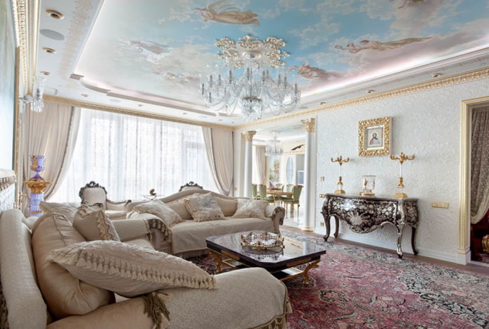 Structure tendue de style baroque