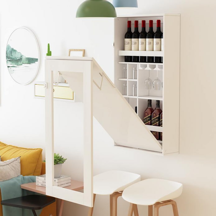 Comptoir pliant