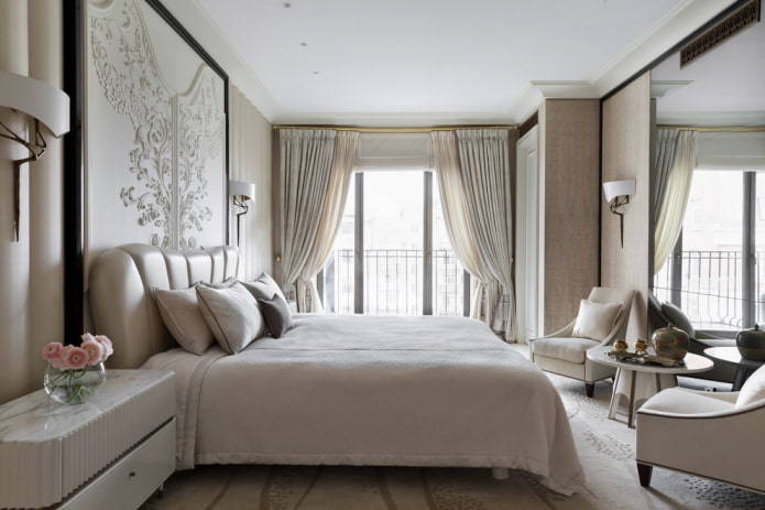 chambre de style néoclassique
