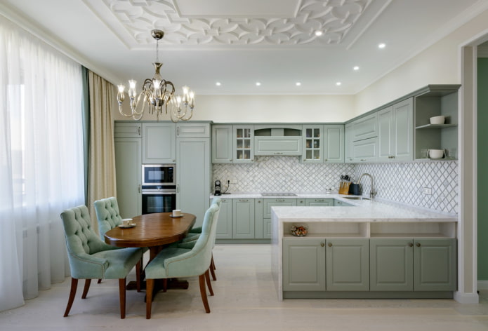 Éclairage intérieur de style néoclassique