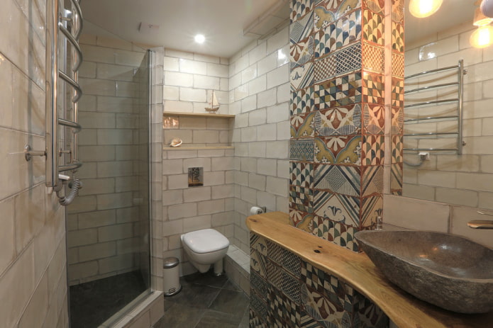 Boîte en carrelage
