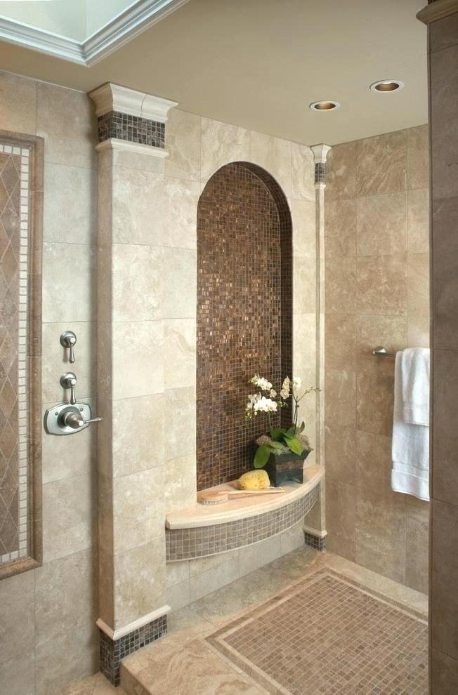 Niche figurée dans la salle de bain