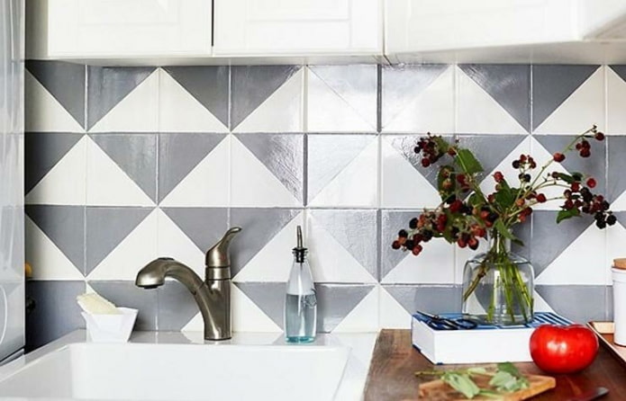 Carreaux repeints