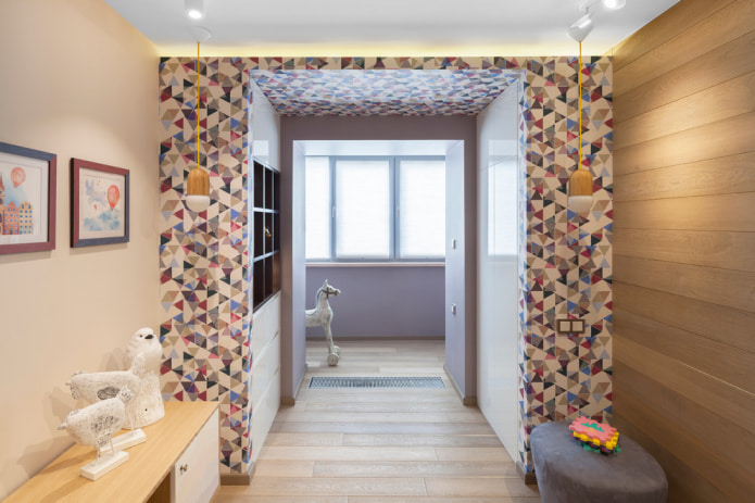 narrow room