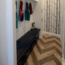 Comment choisir un papier peint pour un petit couloir : 70 idées déco-13