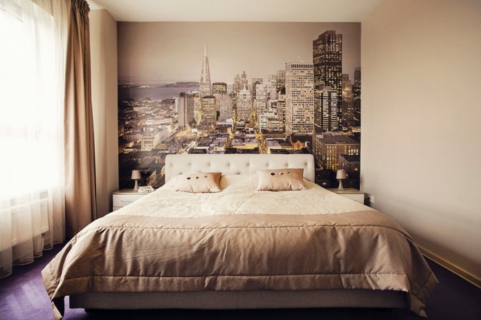 petite chambre dans un style moderne
