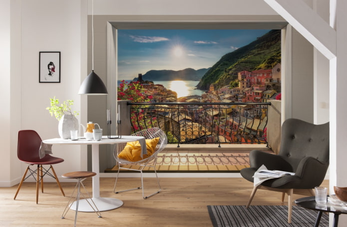 Papier peint effet 3D pour l'intérieur