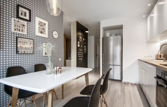 Mur d'accent dans la cuisine