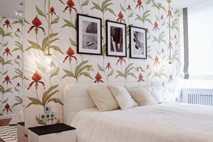 Papier peint floral