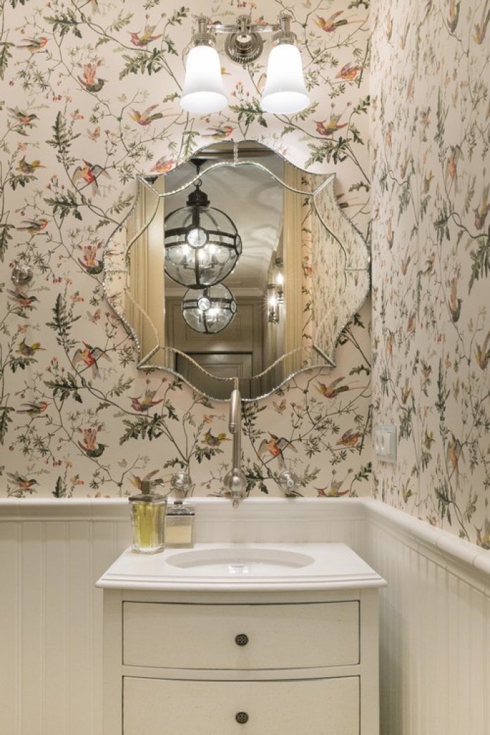 papier peint pour la salle de bain
