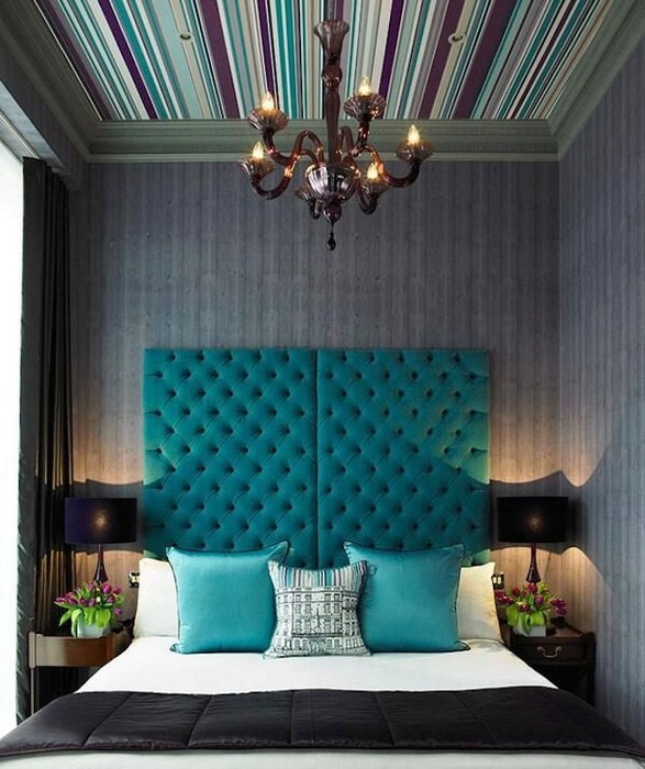 Papier peint pour plafond dans la chambre