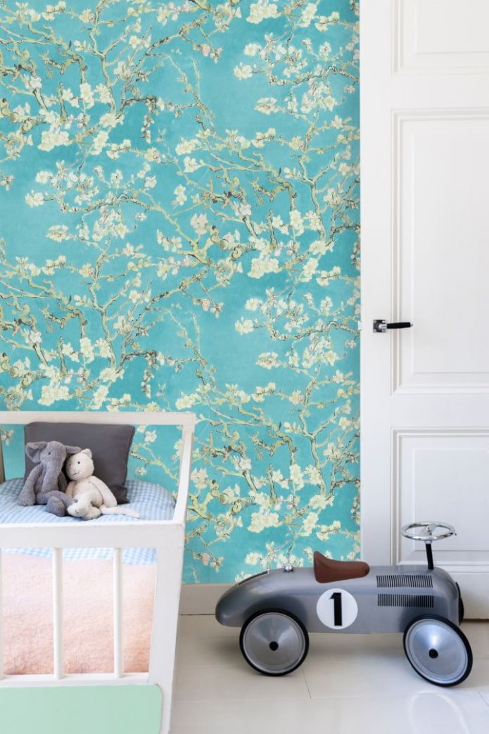 Fond d'écran avec des fleurs de cerisier