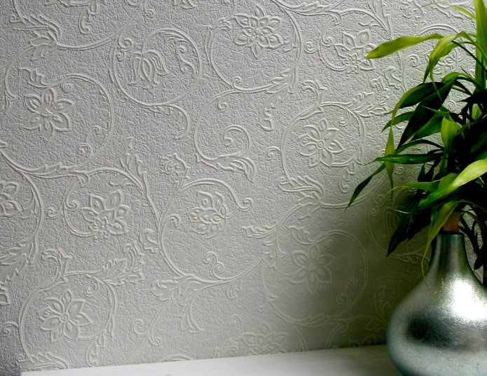 papier peint en verre à peindre avec des fleurs