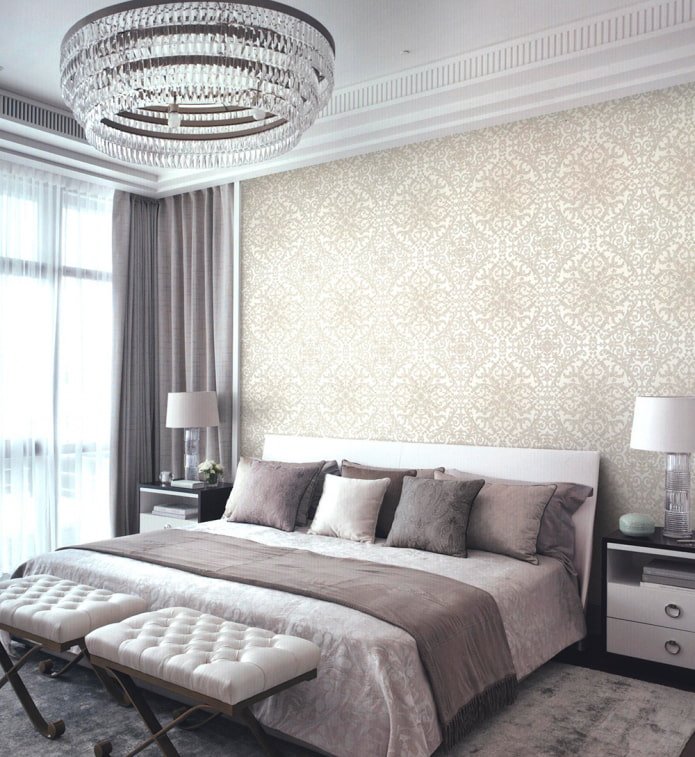 monogramme dans l'intérieur de la chambre