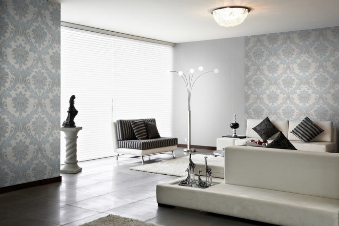 monogramme dans l'intérieur du salon
