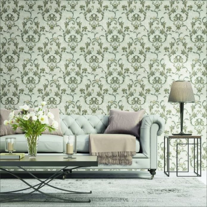 monogramme dans l'intérieur du salon